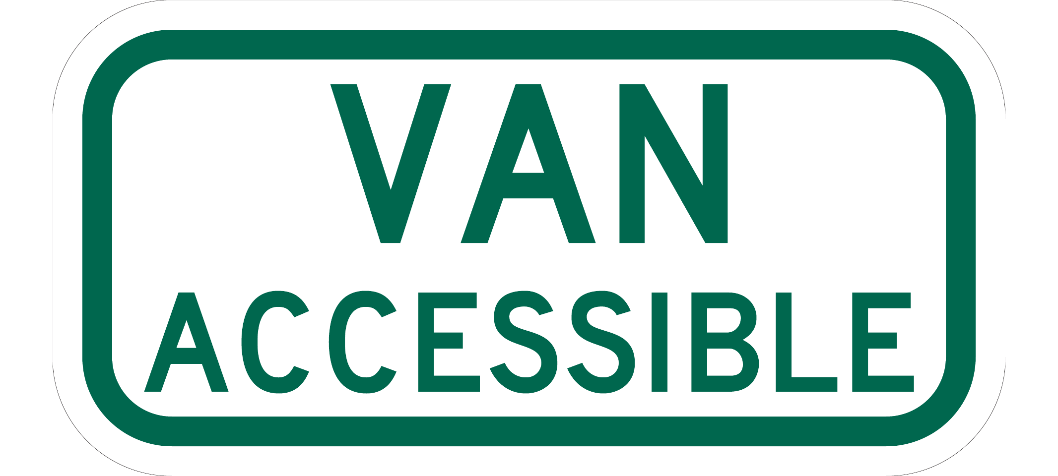 R07-08aP van accessible plaque
