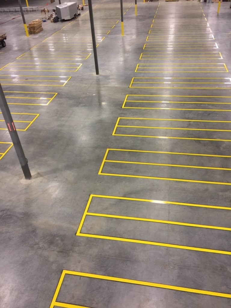 warehouse striping